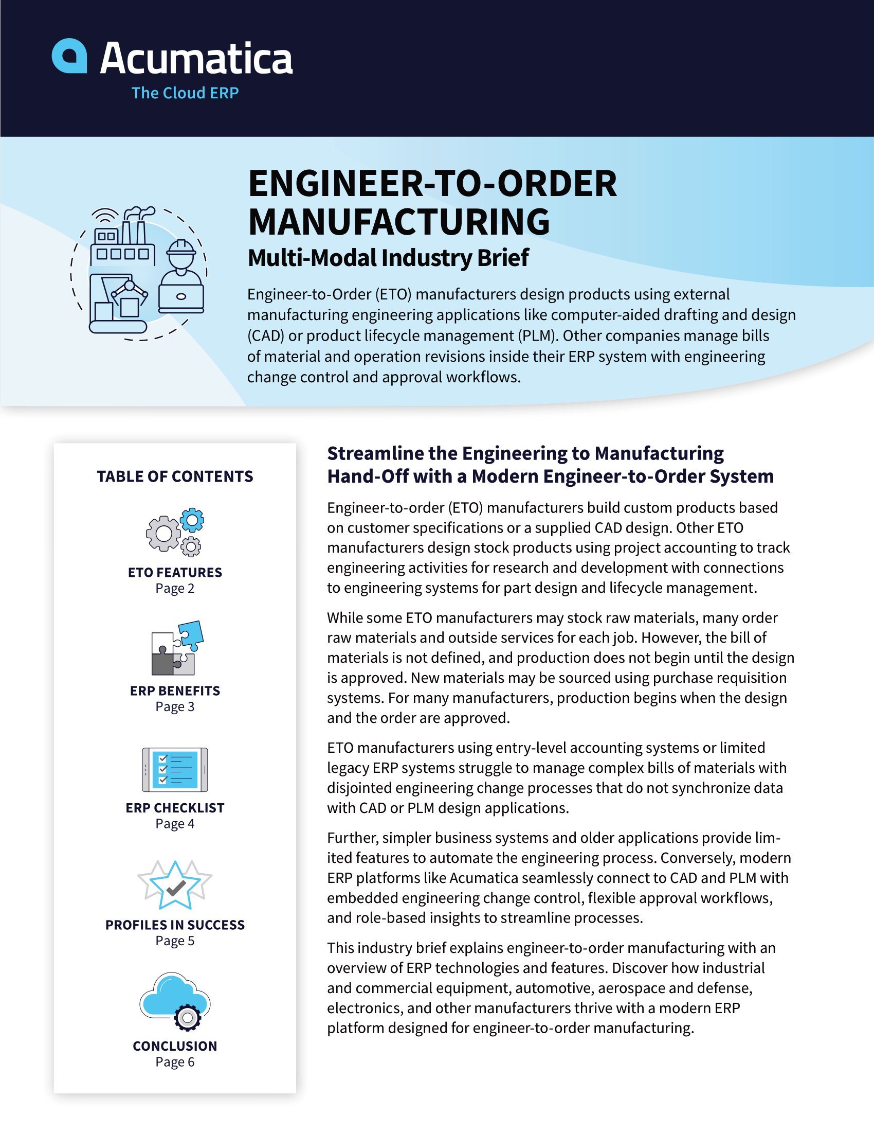 Transform Engineer-to-Order Manufacturing with Acumatica’s Multi-Modal Manufacturing Platform
